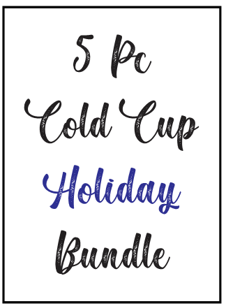 5 PC MYSTERY Cold Cup Bundle - Valentine